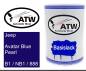 Preview: Jeep, Avatar Blue Pearl, B1 / NB1 / 888: 500ml Lackdose, von ATW Autoteile West.
